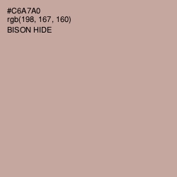 #C6A7A0 - Bison Hide Color Image
